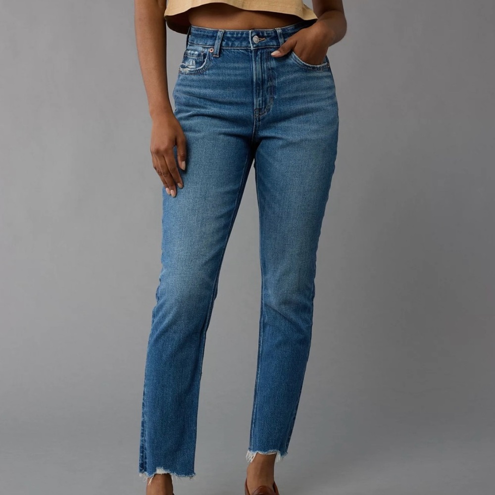 American Eagle Strigid Mom Jeans